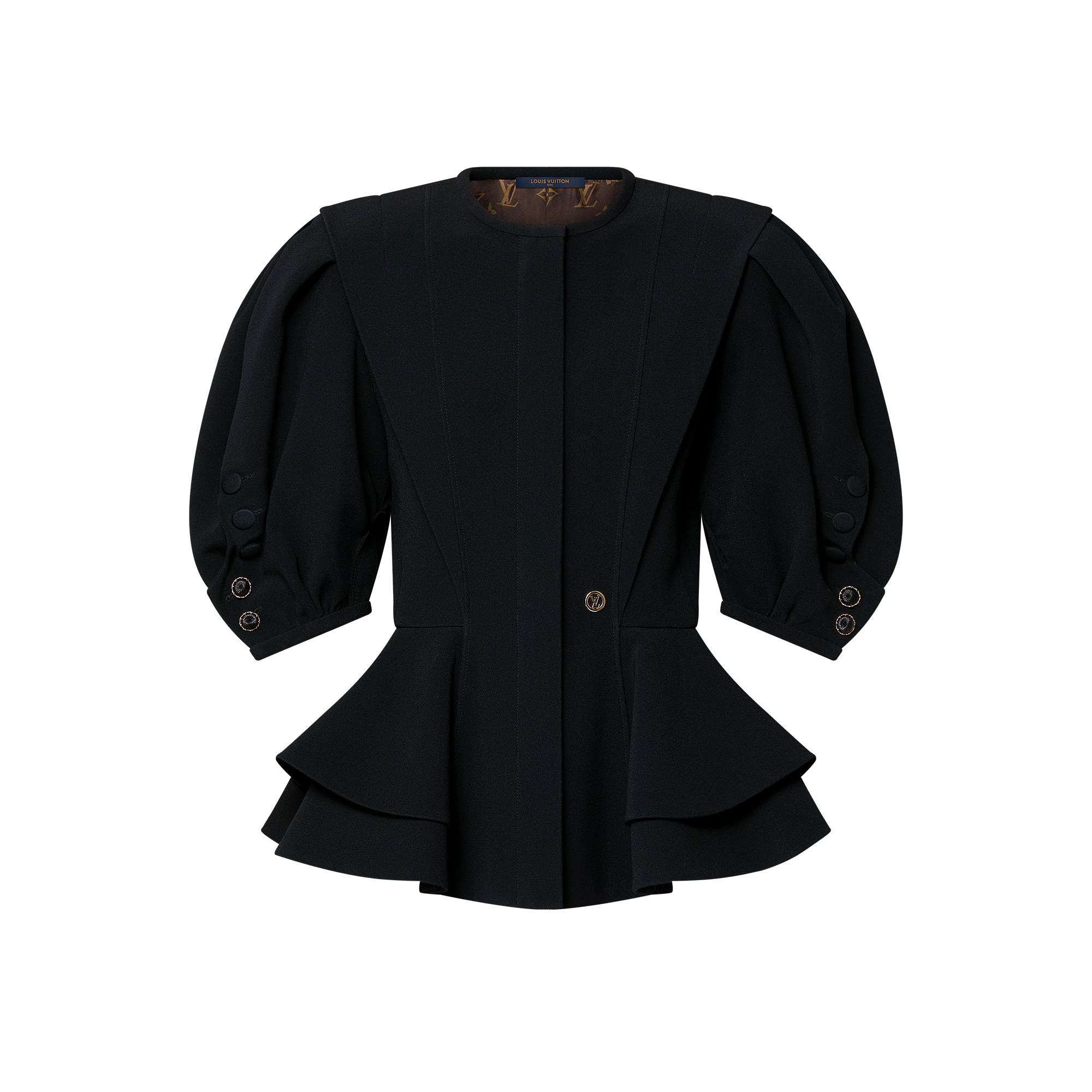 Puff-Sleeve Peplum Jacket - Ready-to-Wear | LOUIS VUITTON